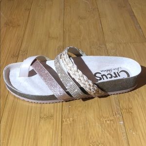 Sam Edelman Circus Oakley Sandals 6M, Blush Gold NWT